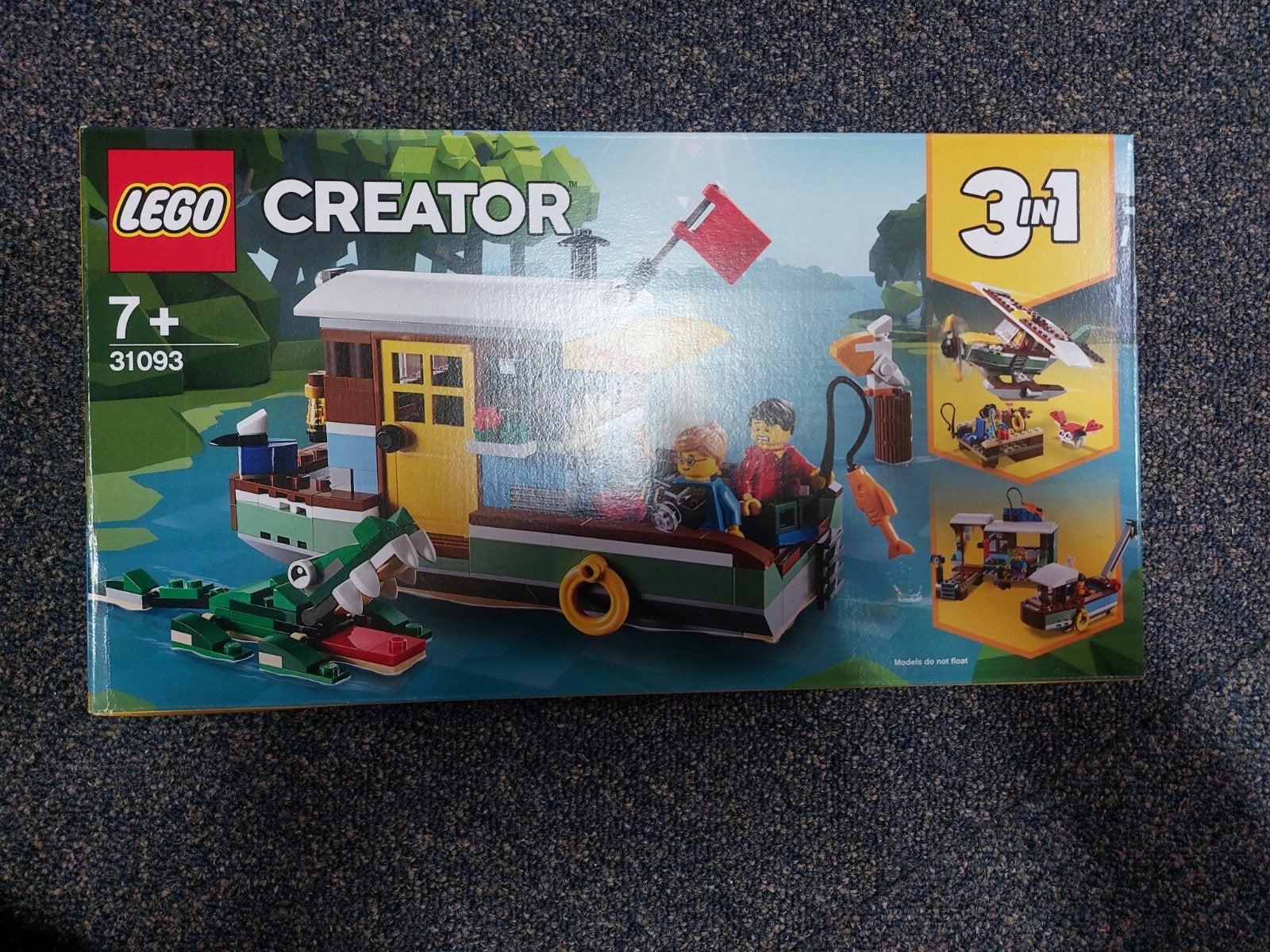 nieuw: LEGO Creator 31093 Woonboot Avontuur 3-in-1, Ophalen of Verzenden, Nieuw, Overige merken