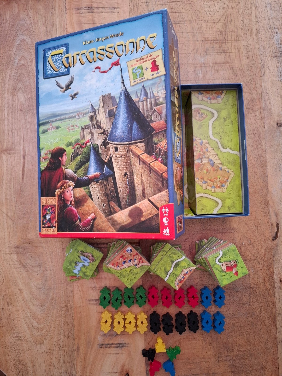 Carcassonne basisspel, Ophalen of Verzenden, Zo goed als nieuw