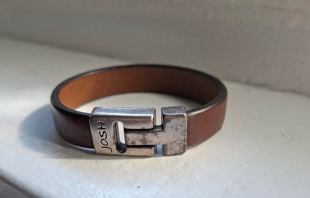 Josh V armband 20 cm lengte, Ophalen of Verzenden, Zo goed als nieuw, Zwart