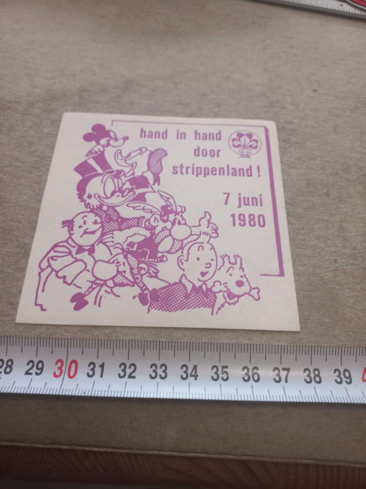 Vintage Sticker: 22, Ophalen of Verzenden