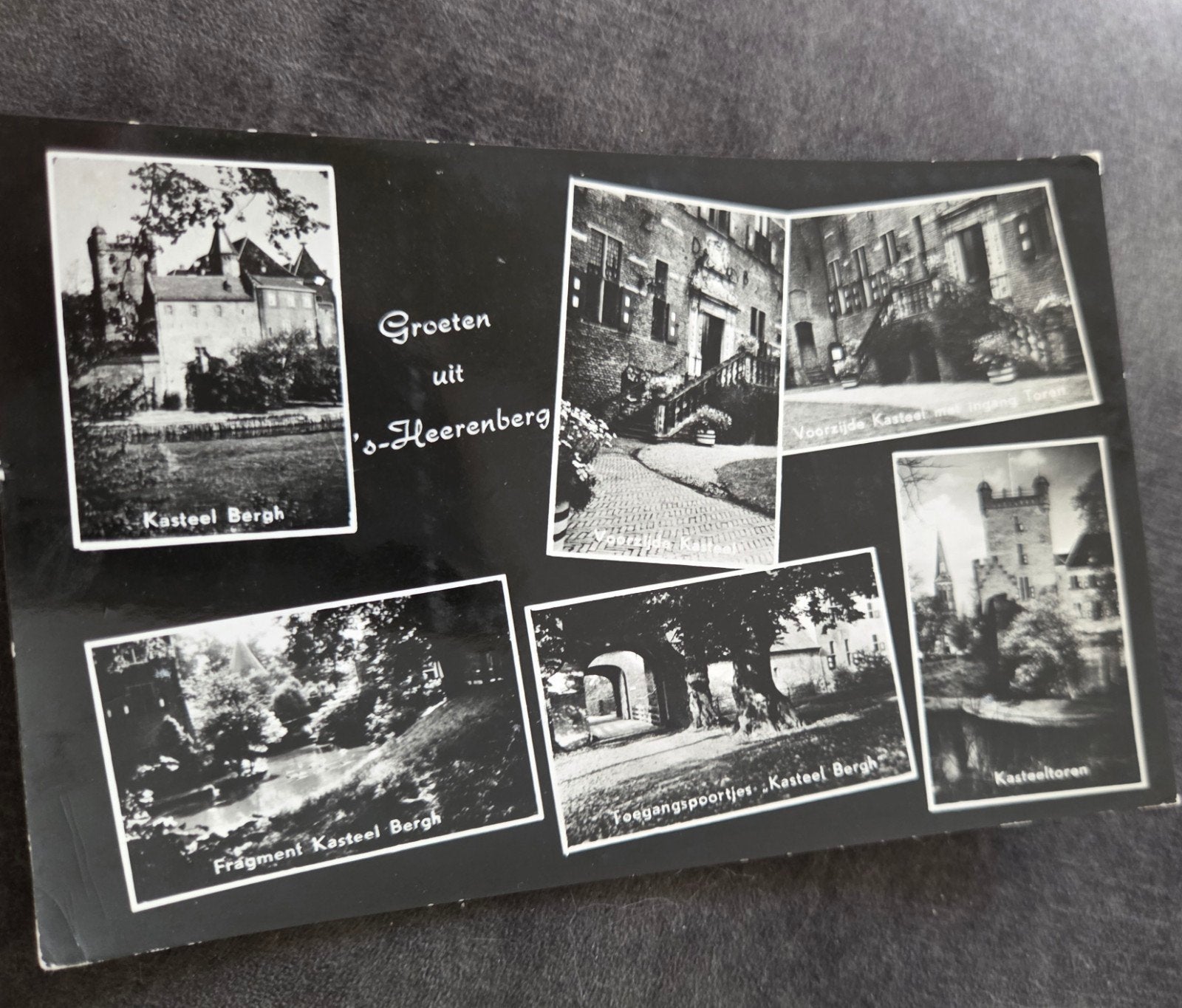 Groeten uit 's-Heerenberg' Kasteel Bergh, Verzenden, 1940 tot 1960, Gelopen, Gelderland