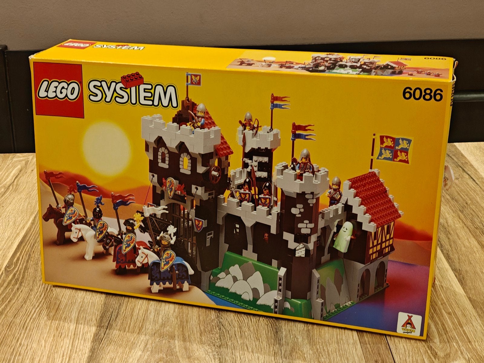 Lege doos LEGO Castle 6086 Black Knight's Castle, Gebruikt, Lego, Overige typen, Ophalen of Verzenden