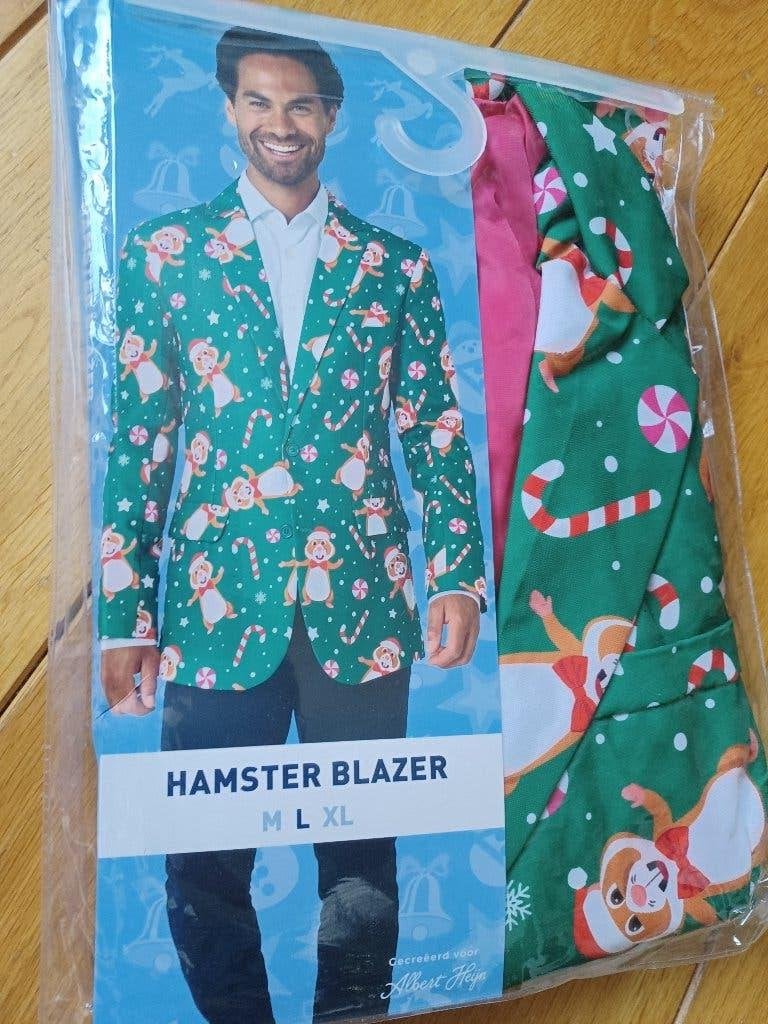 AH Hamster kerst blazer - maat M / nieuw, Diversen, Ophalen of Verzenden, Nieuw