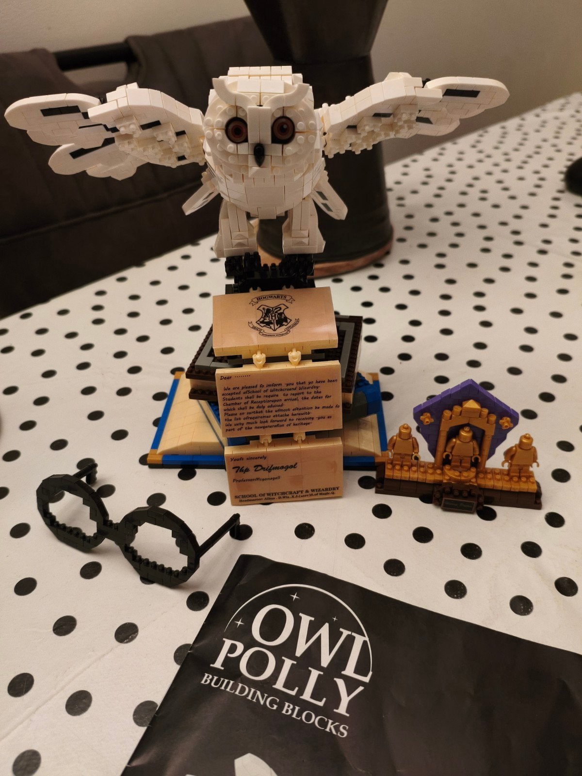 Harry Potter Hedwig Uil Polly mini Bouwblokken Set, Ophalen of Verzenden, Zo goed als nieuw, Overige merken
