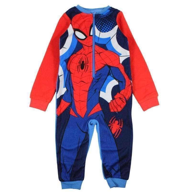 Spiderman Fleece Onesie - Mt 92 - 98 - 104 - 110 - 116 - 128, Nacht- of Onderkleding, Nieuw, Ophalen of Verzenden, Spiderman