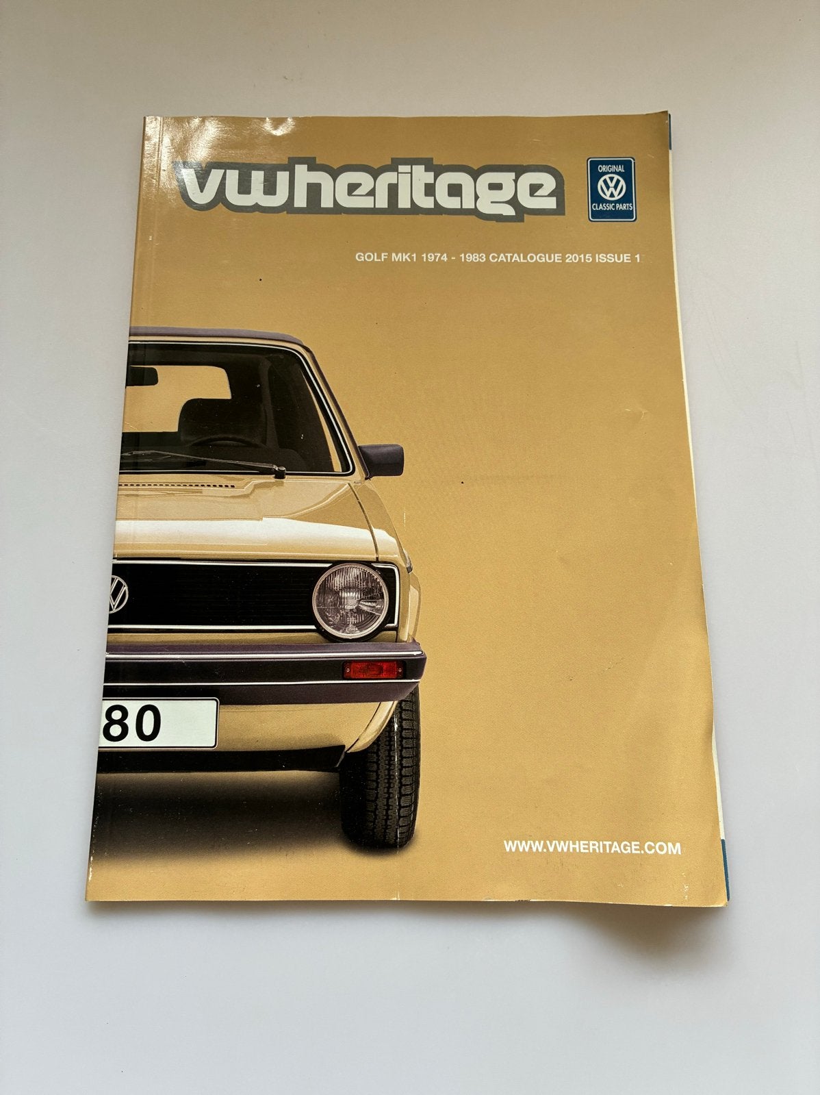 VW Heritage Golf Mk1 Catalogus 1974-1983 - Issue 1, Ophalen of Verzenden, Zo goed als nieuw, Volkswagen