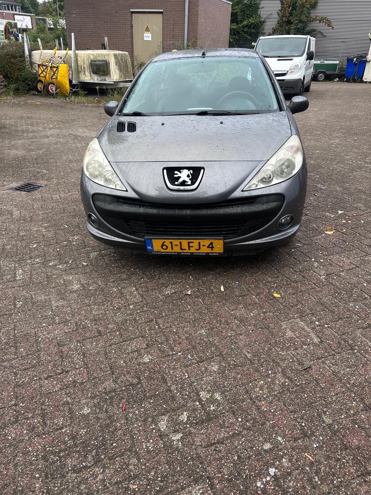 Peugeot 206+ 1.4 3D 2010 Grijs, Auto's, Voorwielaandrijving, 206+, 916 kg, 4 cilinders