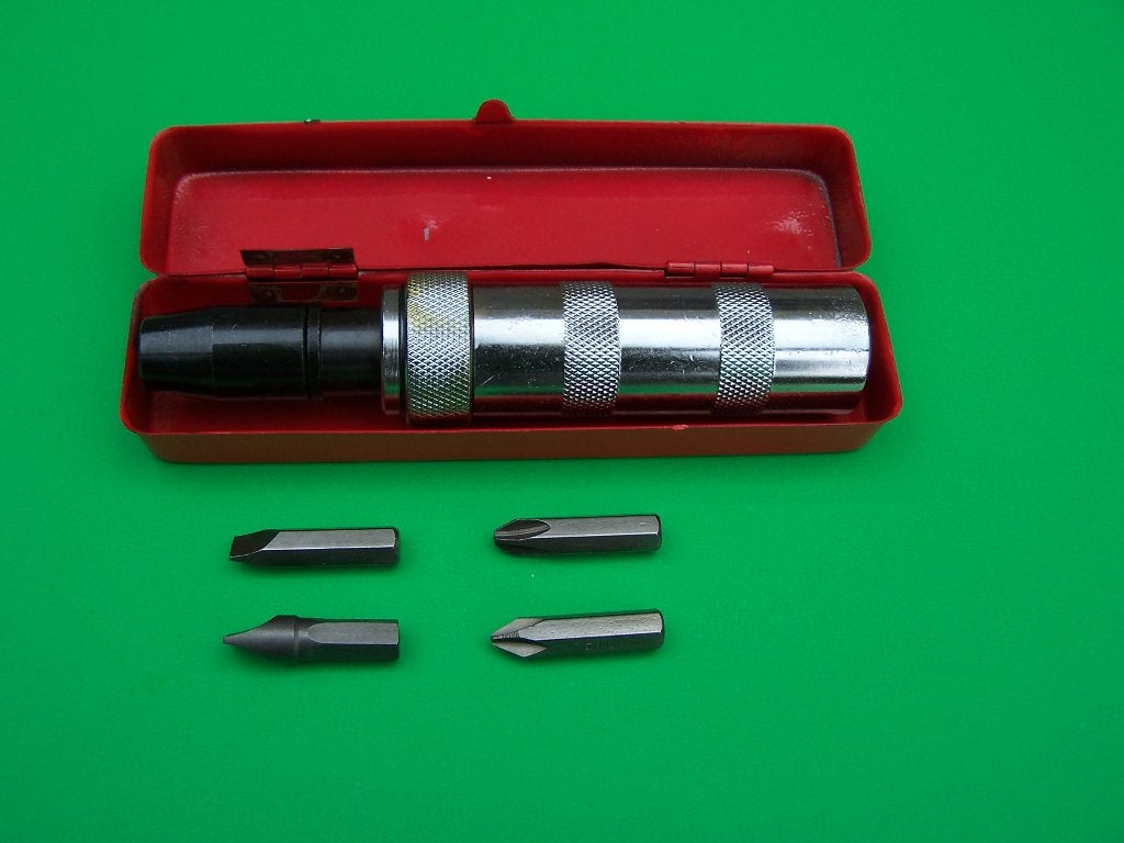 Slagschroevendraaier met 4 bits Mannesmann, Ophalen of Verzenden