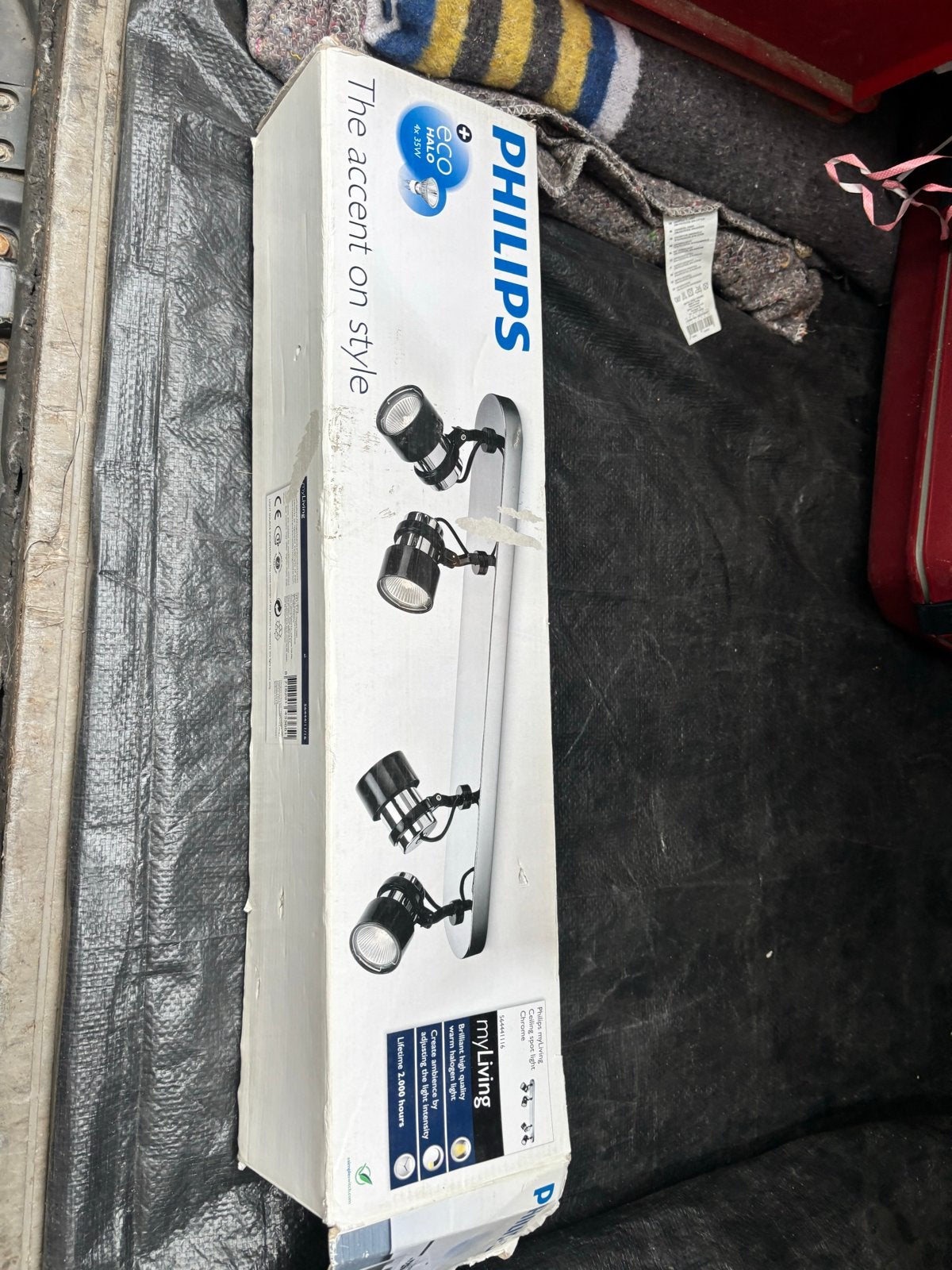 Philips plafondspots myliving, Halogeen, Verstelbaar, GU10, Nieuw