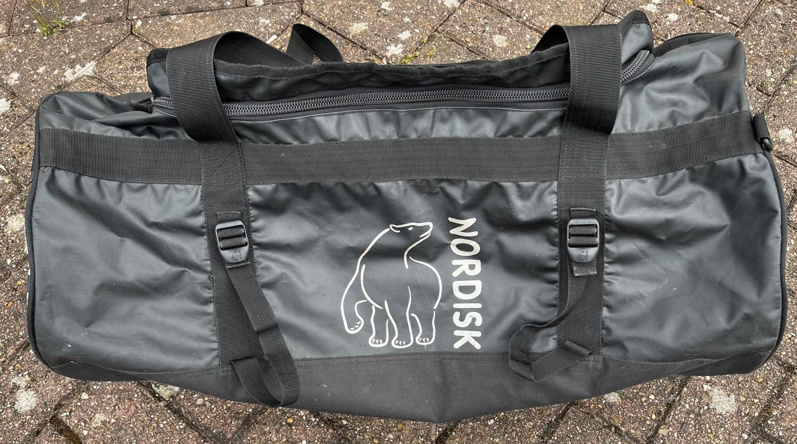 Nordisk waterafstotende duffel gearbag 85 ltr, 30 cm of meer, Zwart, Minder dan 35 cm, Ophalen of Verzenden