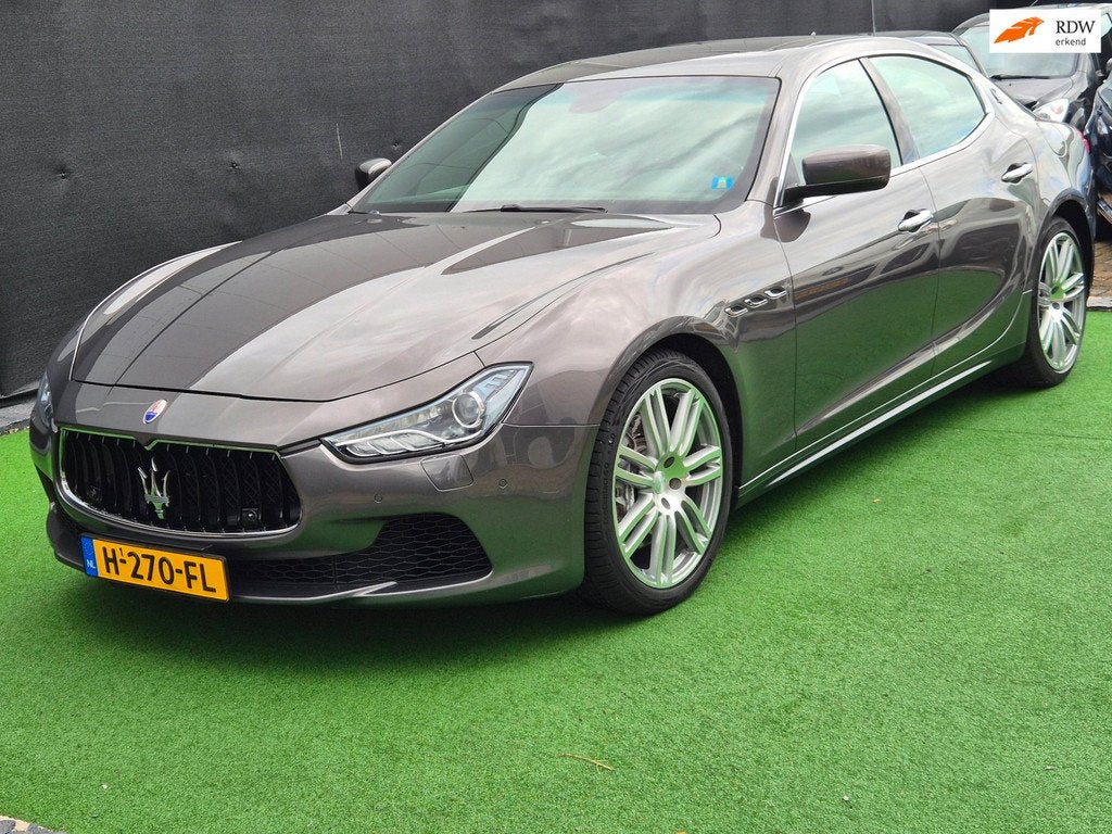 Maserati Ghibli 3.0 S Q4 Full history., Automaat, Euro 5, Gebruikt, Vierwielaandrijving