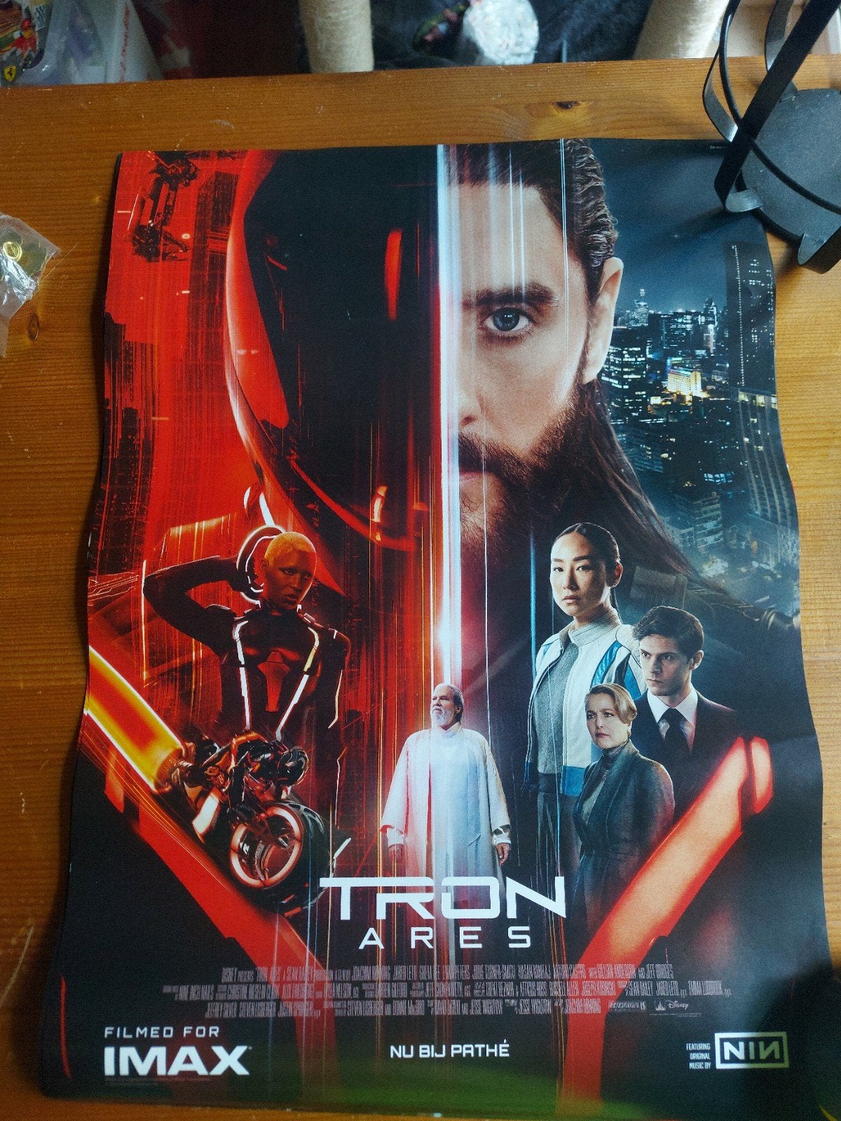 Tron Ares Filmposter - Nieuw en Ongebruikt, Rechthoekig Staand, Nieuw, Ophalen of Verzenden, A1 t/m A3
