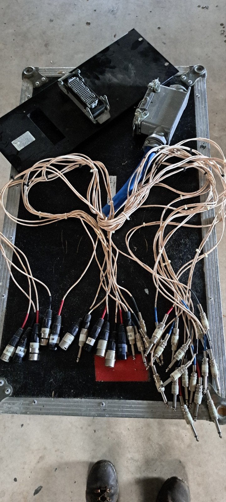 Harting met Multikabel met XLR en Jack connectoren, Ophalen, Gebruikt, Apparatuur
