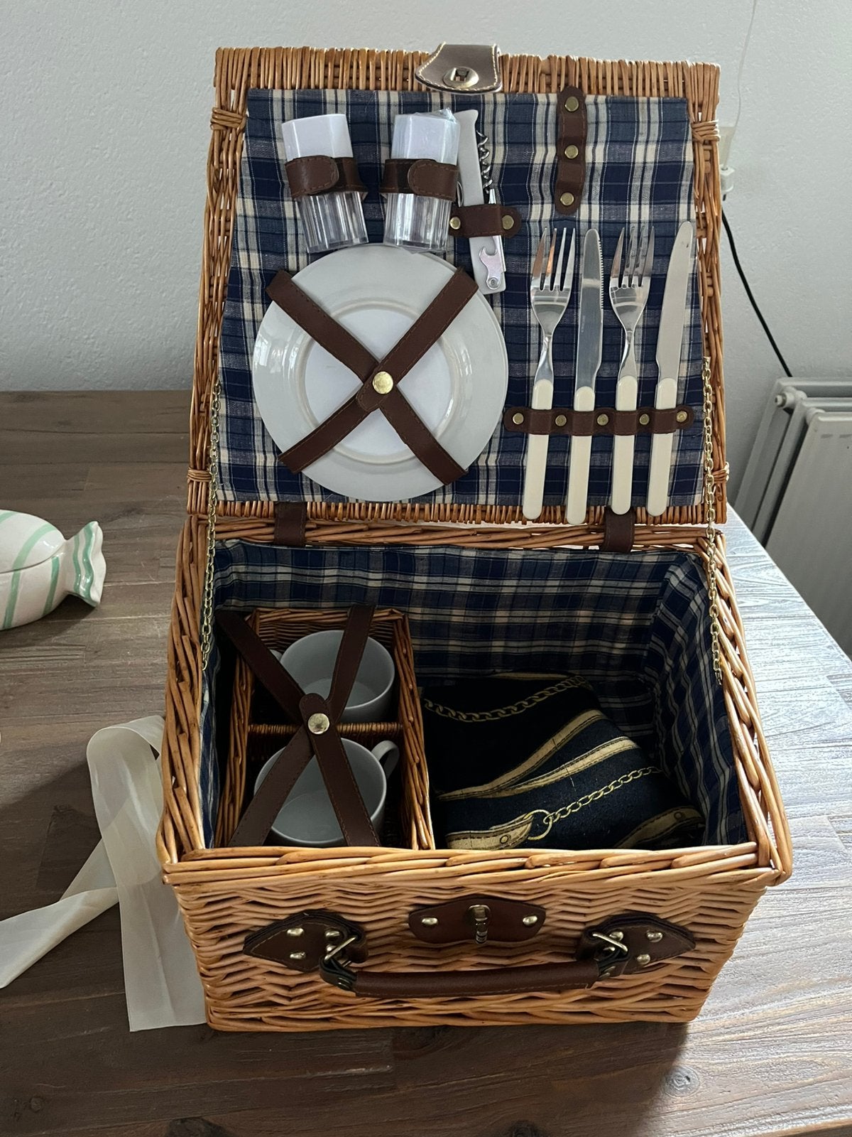 Picknickmand, Hobby en Vrije tijd, Picknickmanden, Ophalen, Nieuw