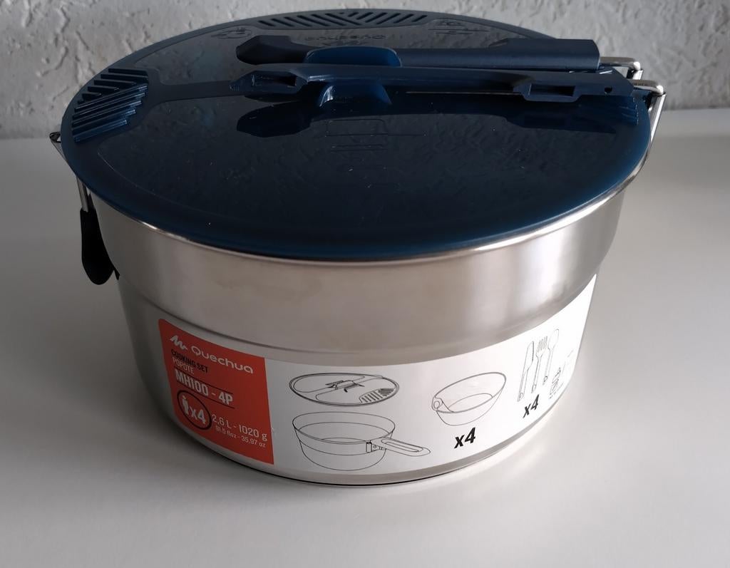 Quechua Kookset 18 delig - Ideaal voor 4 personen, Ophalen of Verzenden, Nieuw
