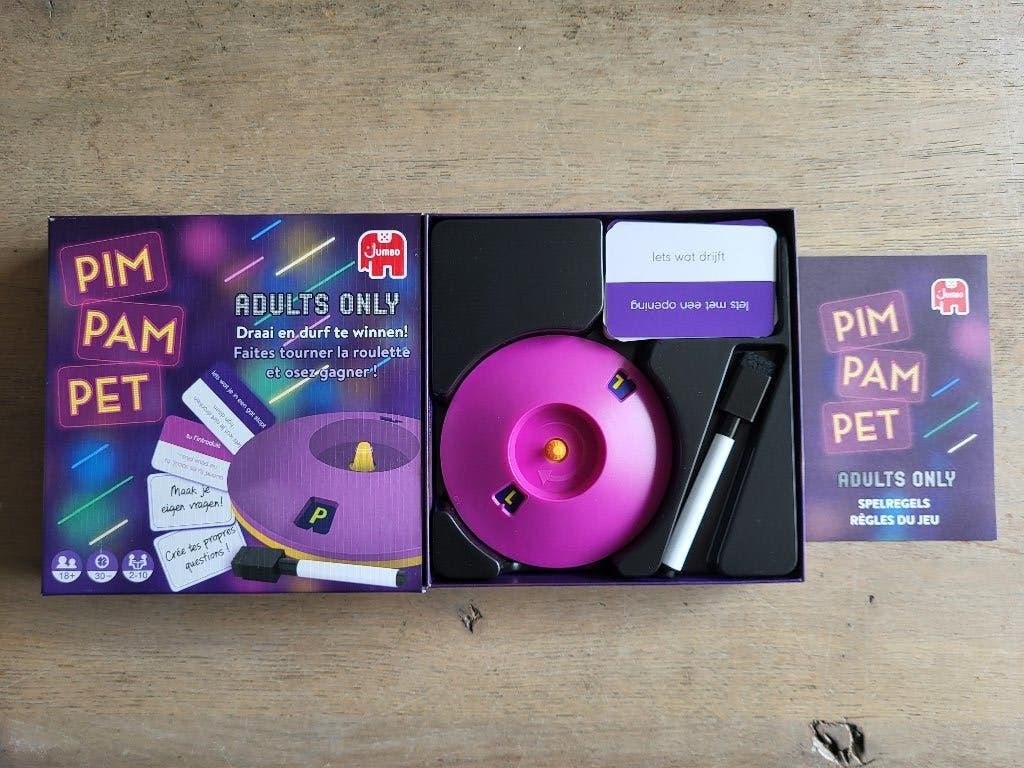 spel Pim pam pet adults only zgan!, Hobby en Vrije tijd, Gezelschapsspellen | Bordspellen, Vijf spelers of meer, Ophalen of Verzenden