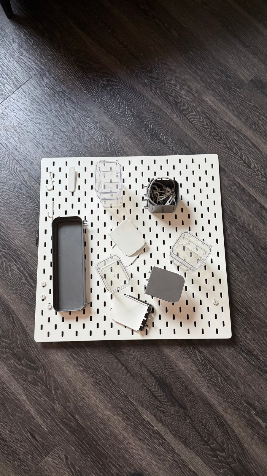 IKEA Skadis pegboard met accessoires, Huis en Inrichting, Woonaccessoires | Overige, Ophalen, Hout, Zo goed als nieuw, Modern
