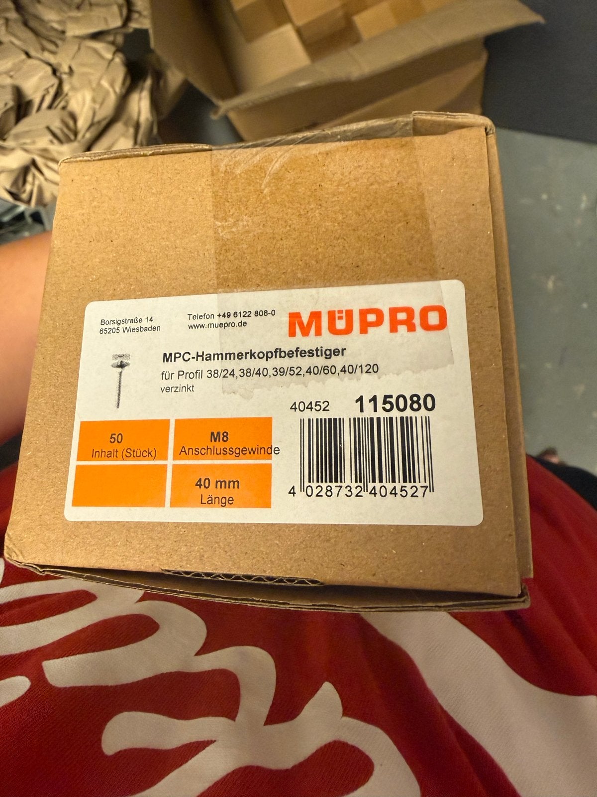 Foto 7 van MÜPRO MPC hamerkopbevestigers - Nieuw in doos (750 stuks)