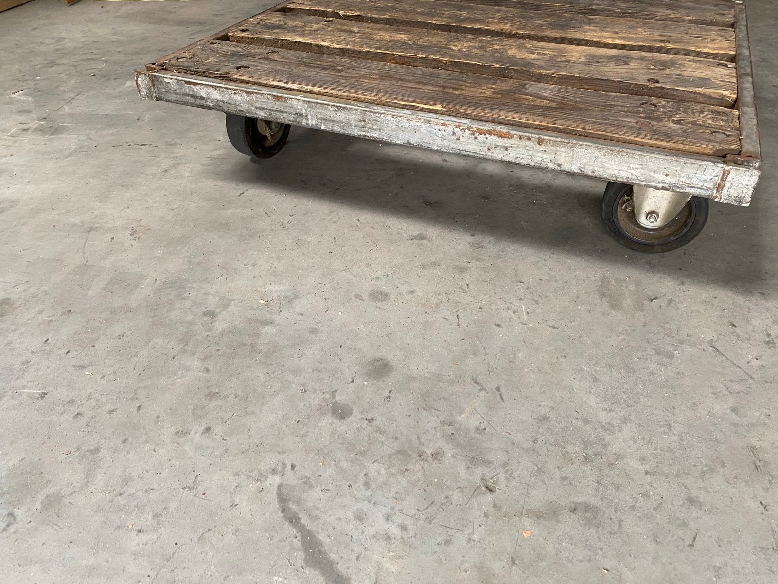 Robuuste houten pallet op wielen, Ophalen of Verzenden