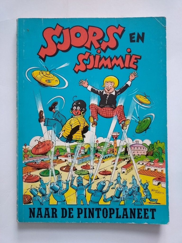 SJORS EN SJIMMIE  NAAR DE PINTOPLANEET (1965), Gelezen, Eén stripboek, Ophalen of Verzenden, Frans Piët