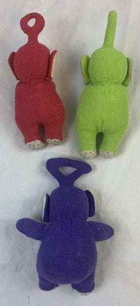 Teletubbies Knuffels Set Po Dipsy Tinky Winky Vintage 1996, Overige merken, Overige typen, Zo goed als nieuw, Noidea@gmail.com