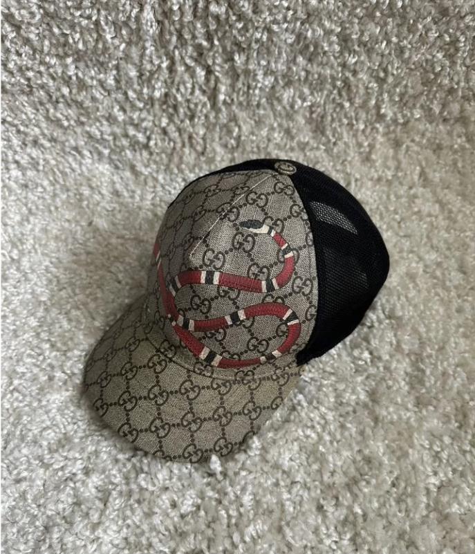 Herenpet Gucci Snake, origineel, Hoed, Ophalen of Verzenden, Gucci, 57 cm (M, 7⅛ inch) of minder