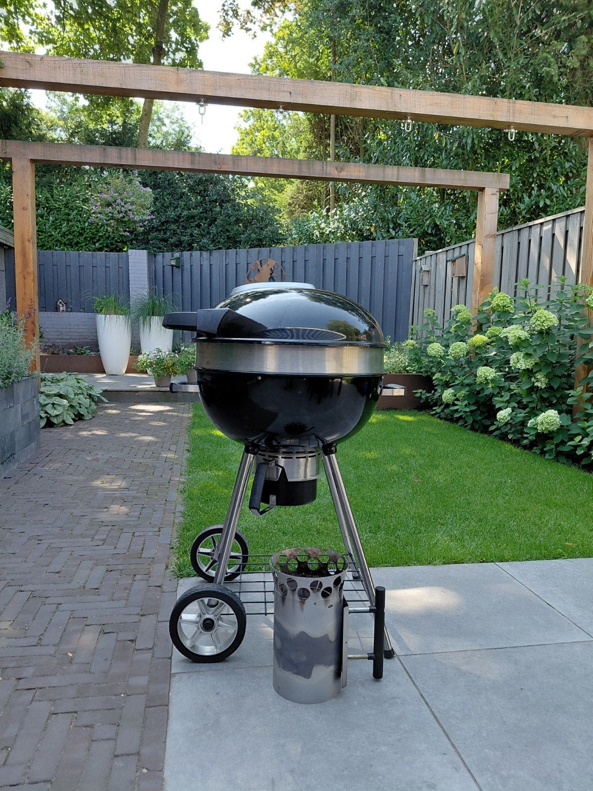 Barbecue Houtskool, Ophalen, Zo goed als nieuw