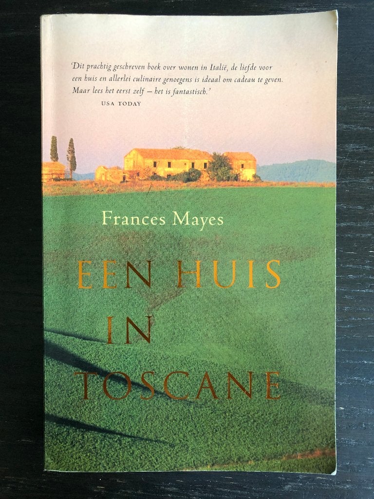 Een huis in Toscane van auteur Frances Mayes, Boeken, Gelezen, Europa overig, Frances Mayes, Ophalen of Verzenden