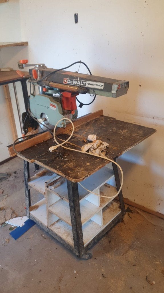De walt zaagtafel, Ophalen, Gebruikt, DeWalt, Afkortzaag