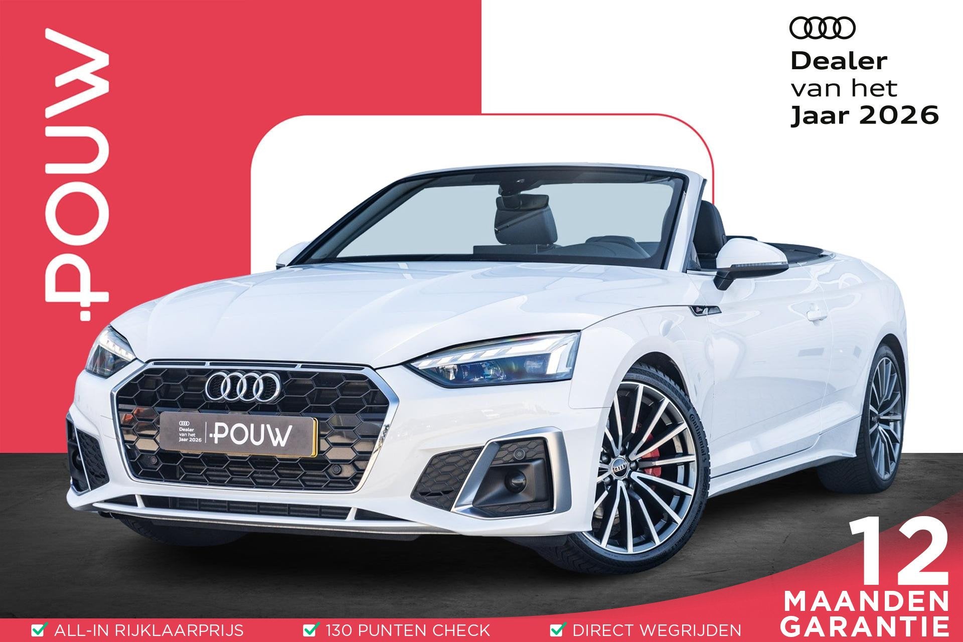 Audi A5 Cabriolet 40 TFSI 204pk S edition | Nekverwarming |
