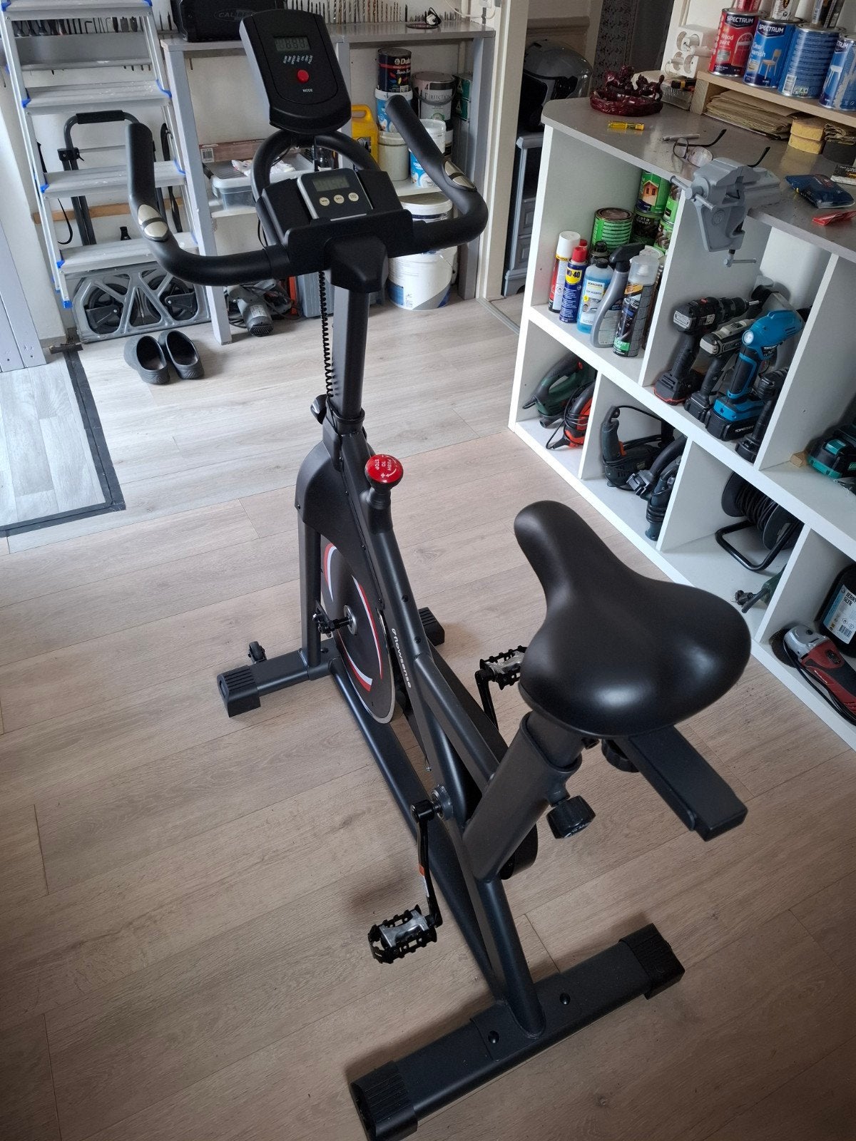 Flowsense Spinningfiets - Zo goed als nieuw, Sport en Fitness, Fitnessapparatuur, Ophalen, Zo goed als nieuw, Benen, Spinningfiets
