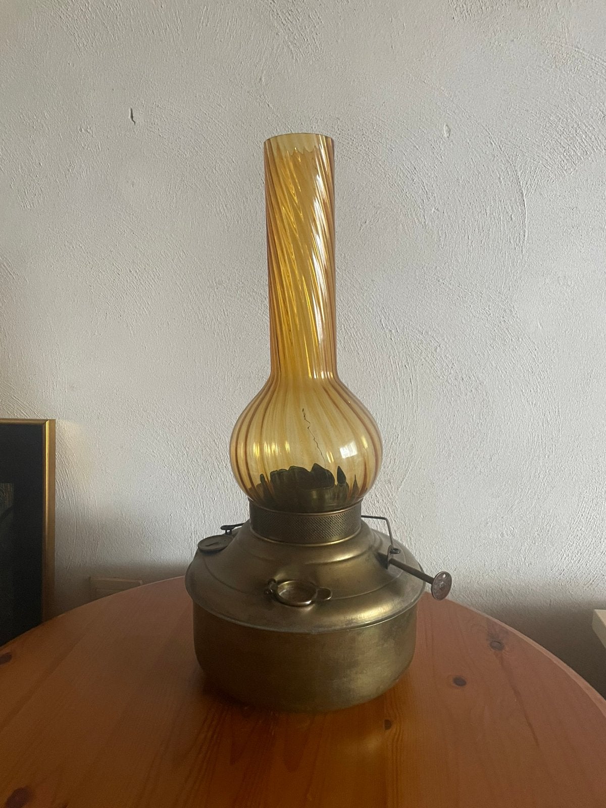 Olie lamp, Ophalen of Verzenden