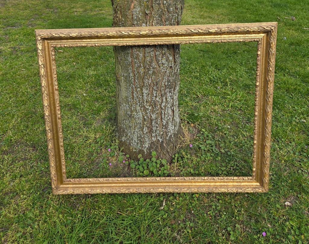 Klassieke vergulde barokke lijst, Ophalen, Zo goed als nieuw, Hout