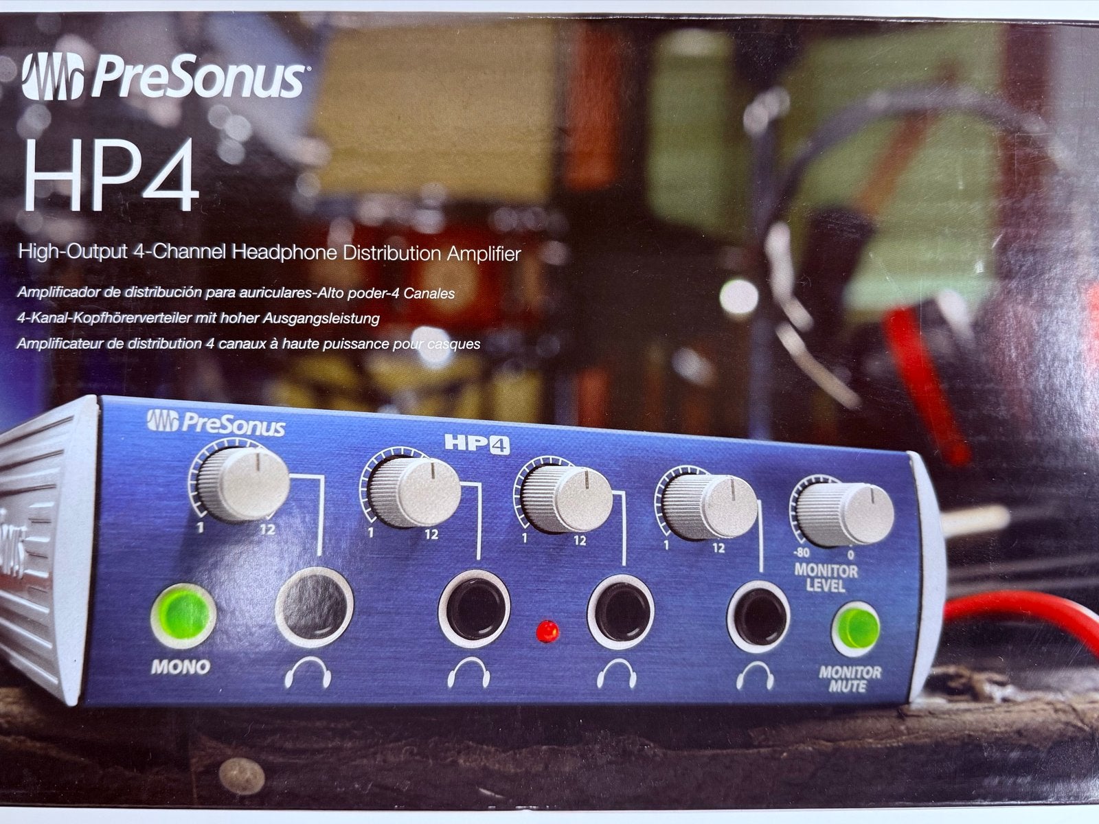 Nieuw Presonus HP4 Hoogwaardige 4-kanaals, Muziek en Instrumenten, Ophalen of Verzenden, Nieuw, Overige typen
