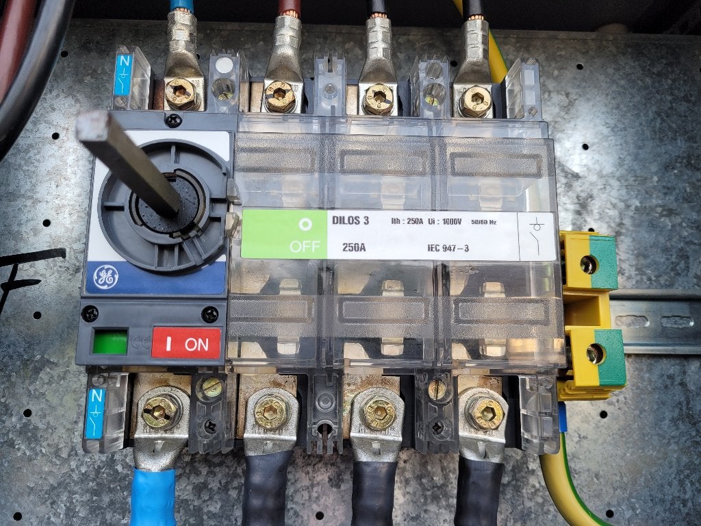 Schakelkast energieverdeler met vensterdeuren, Doe-het-zelf en Verbouw, Elektra en Kabels, Ophalen, Gebruikt, Niet van toepassing