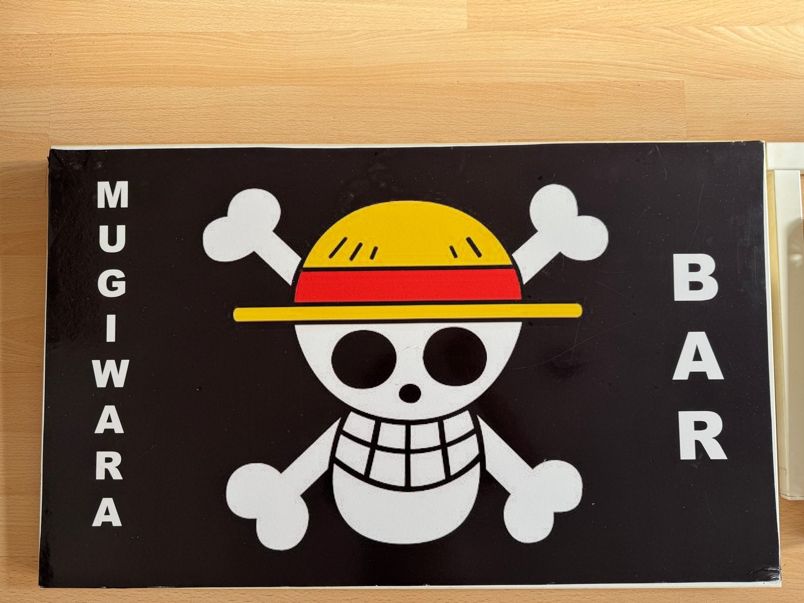 IKEA Norberg One Piece 'Mugiwara Bar' wandtafel, Ophalen, Gebruikt, Rechthoekig, Overige houtsoorten