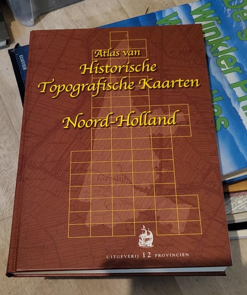 Atlas van Historische Topografische Kaarten Noord-Holland, Boeken, Atlassen en Landkaarten, Overige atlassen, C. Gras, Ophalen of Verzenden