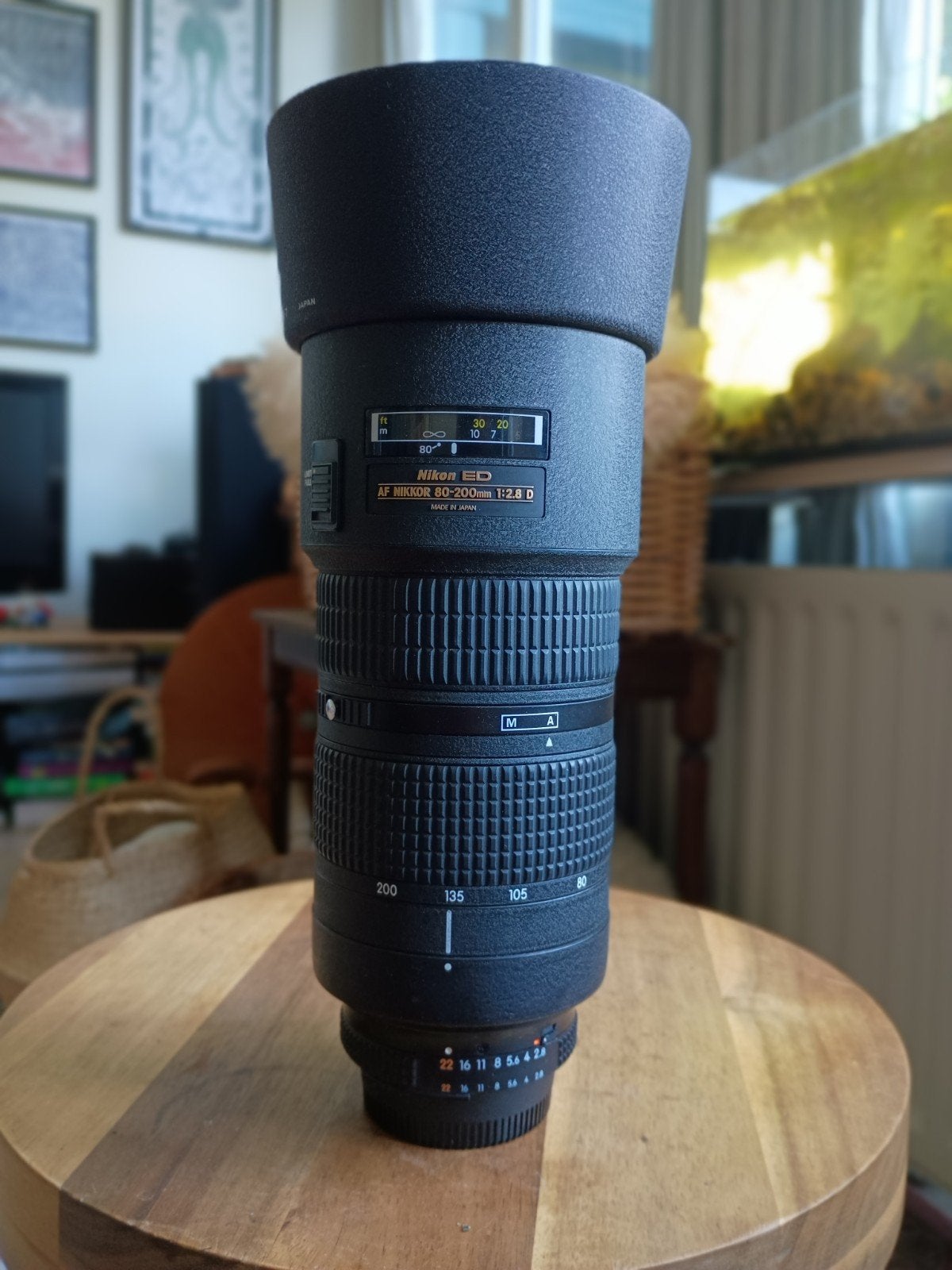 Nikon 80 200 2.8 draaizoom, Audio, Tv en Foto, Fotografie | Lenzen en Objectieven, Ophalen of Verzenden, Zo goed als nieuw, Telelens