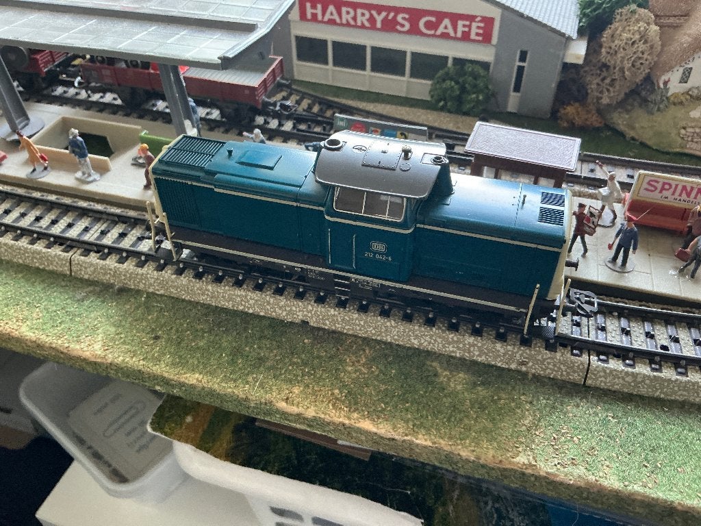 Marklin 3147 diesel rangeerlocomotief, Wisselstroom, Locomotief, Ophalen of Verzenden, Zo goed als nieuw