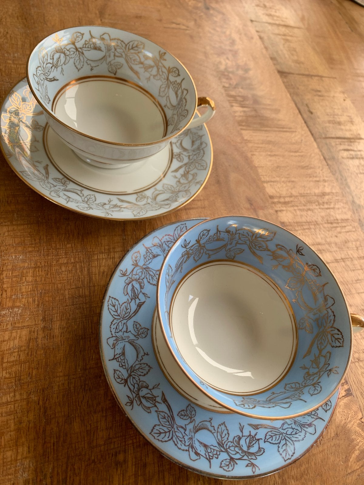 Set van 2 Bavaria Weiden & R. Stadt theekopjes met schotels, Ophalen