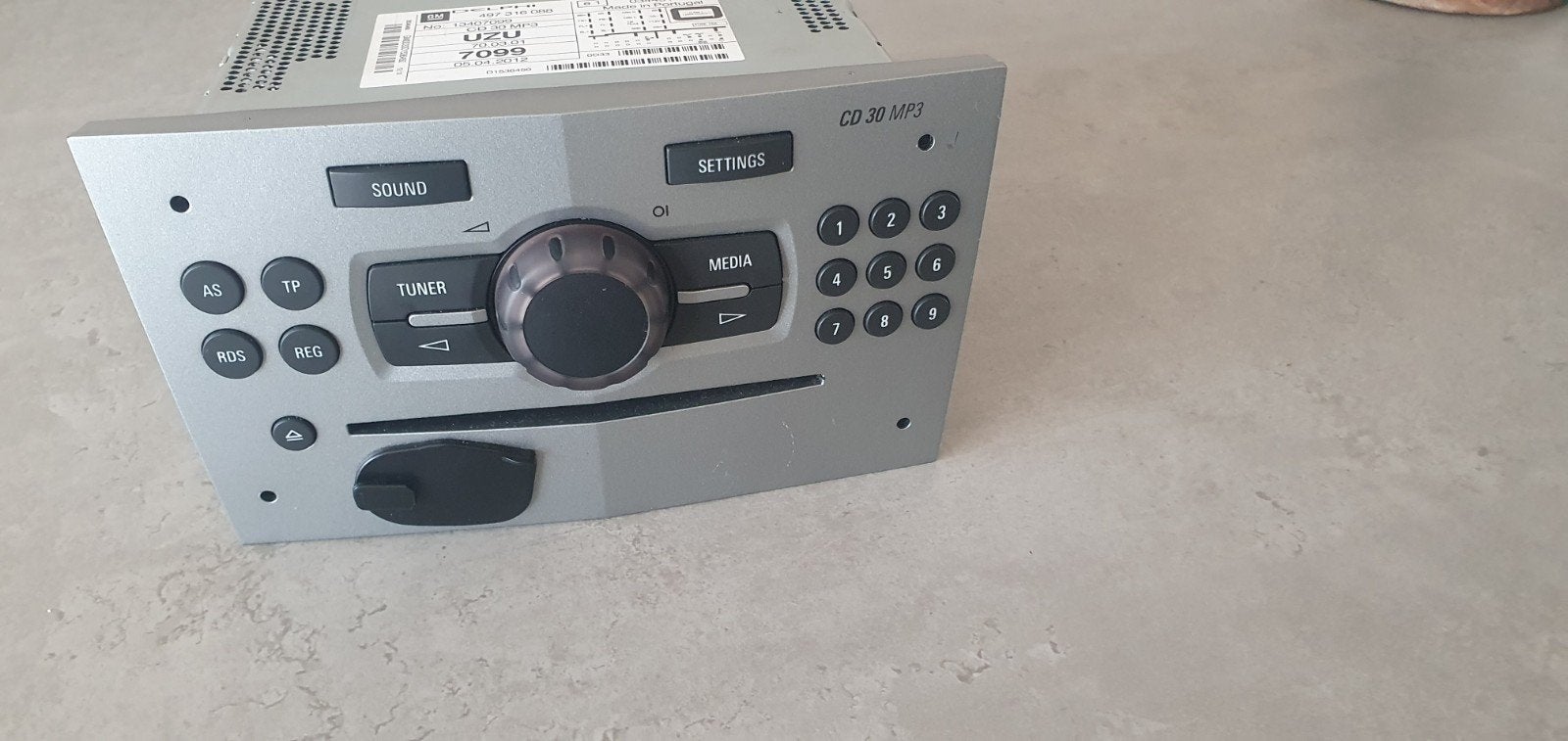 Auto radio / cd speler, Ophalen, Gebruikt, Opel