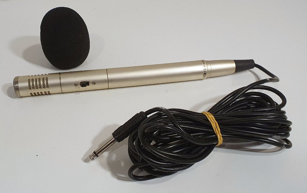 Condenser Microfoon Monacor ECM-77S  (600 OHMs), S, Ophalen of Verzenden, Zo goed als nieuw, S