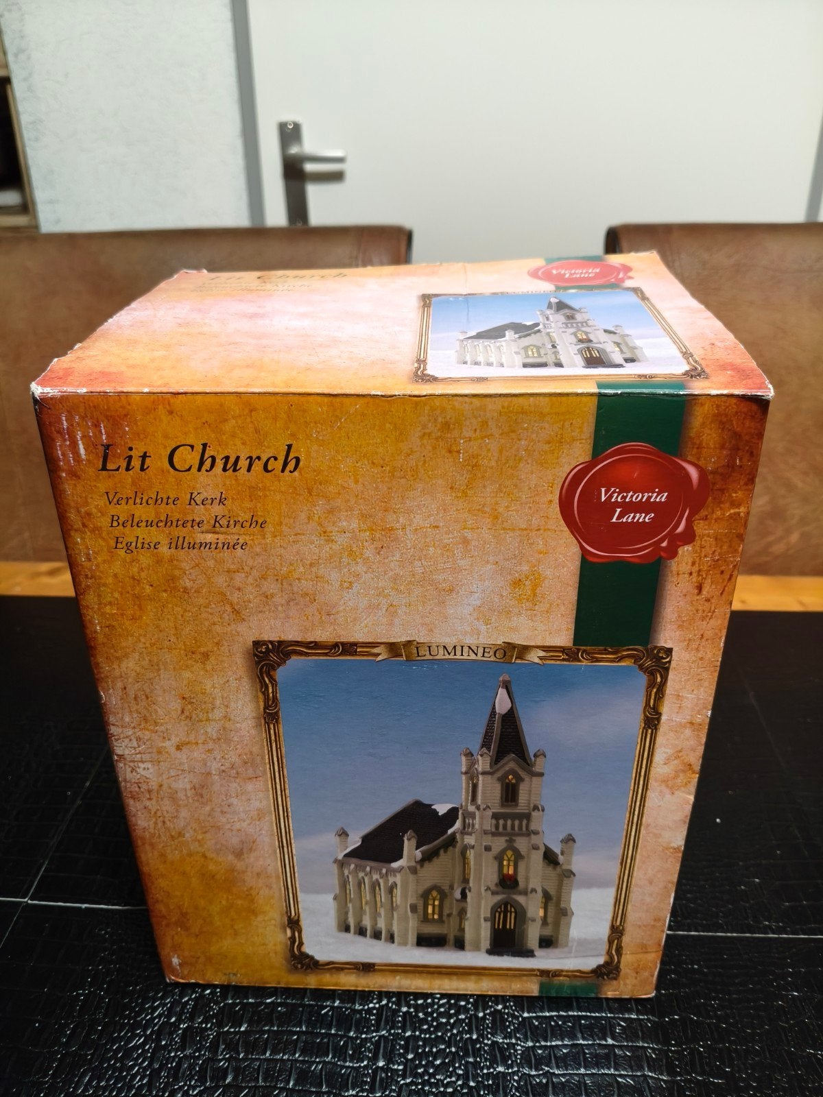 verlichte kerk voor kerstdorp, Ophalen of Verzenden, Zo goed als nieuw