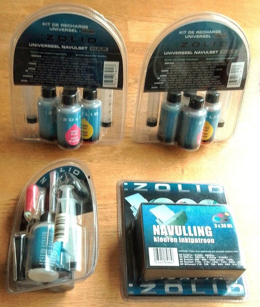 Zolid universeel navulset voor Cartids 4 stuks nieuw., Ophalen of Verzenden, Nieuw, Cartridge