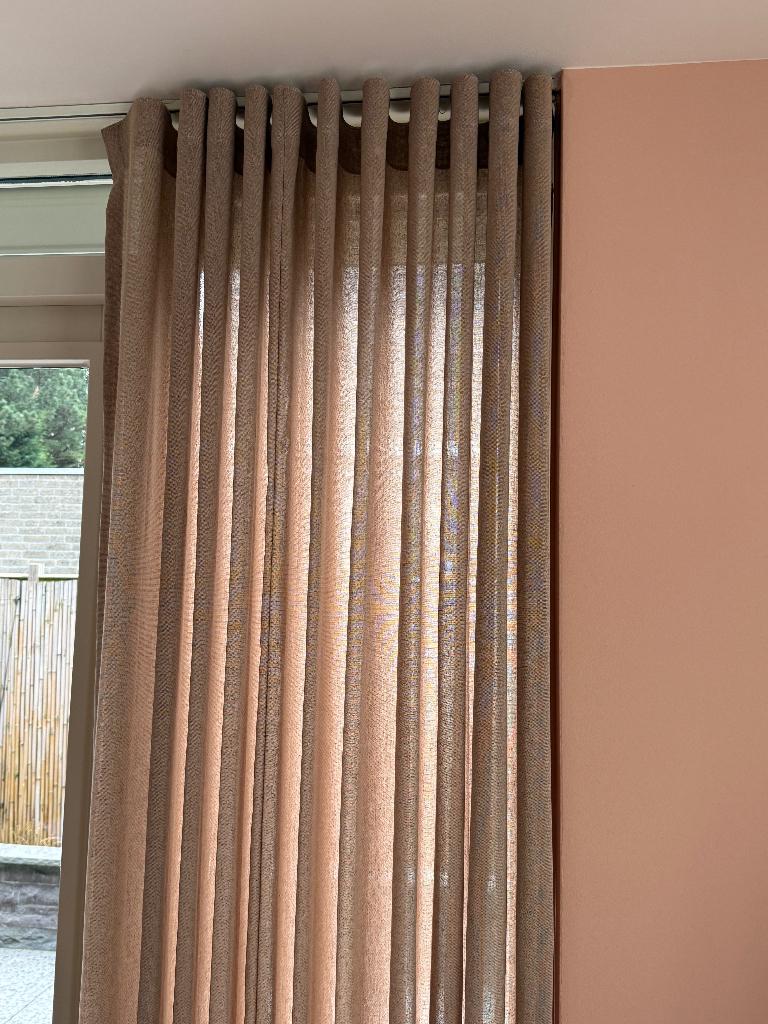 INBETWEENS + VOUWGORDIJNEN, Huis en Inrichting, Overige kleuren, 200 cm of meer, Nieuw, Ophalen of Verzenden