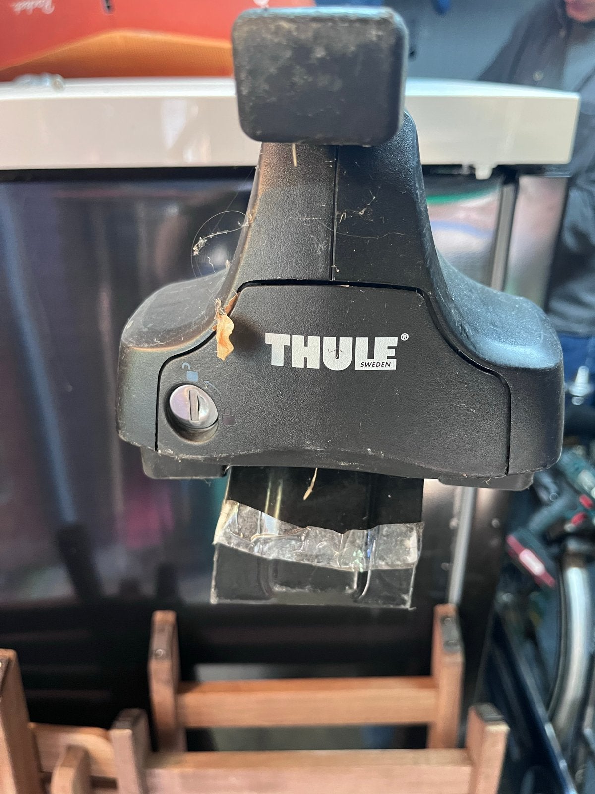 Thule Dakdragerset (Rapid System 754 + SquareBar Evo 127cm), Ophalen, Gebruikt