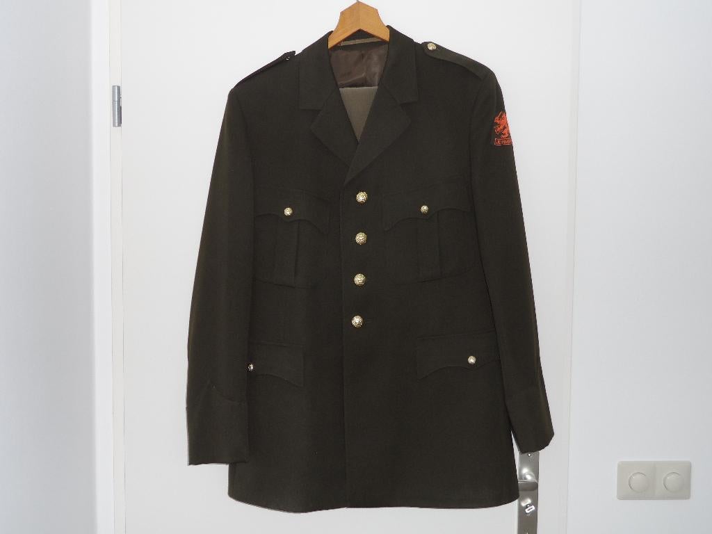 Jas + broek dagelijks tenue (DT),Service dress (DT-jas), Ophalen of Verzenden, Landmacht, Nederland