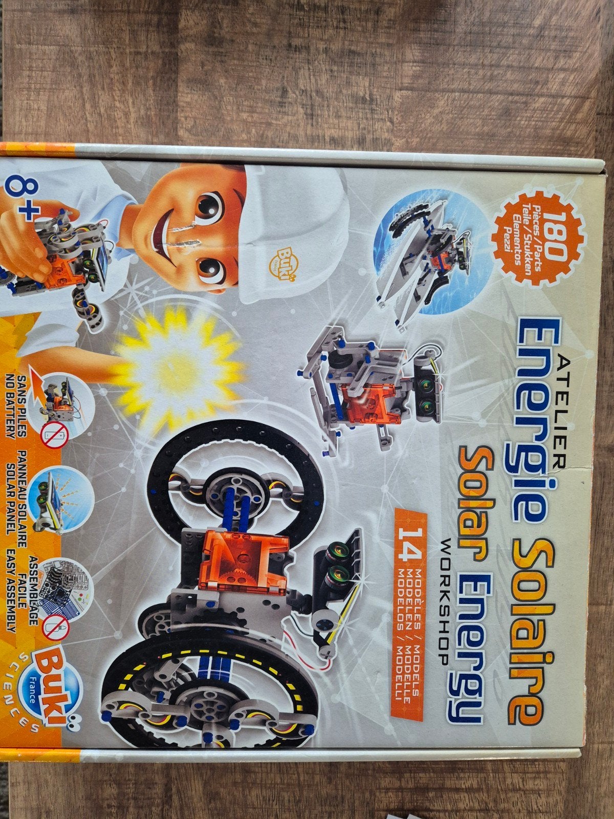 Buki Solar Energie Workshop - Bouw 14 Modellen, Ophalen of Verzenden, Nieuw, Bouwen, Met licht
