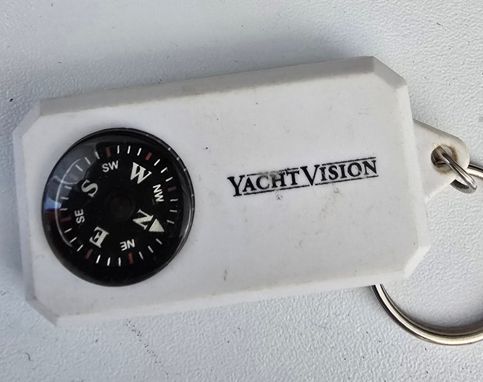 Sleutelhanger met kompas - Yacht Vision, Ophalen of Verzenden