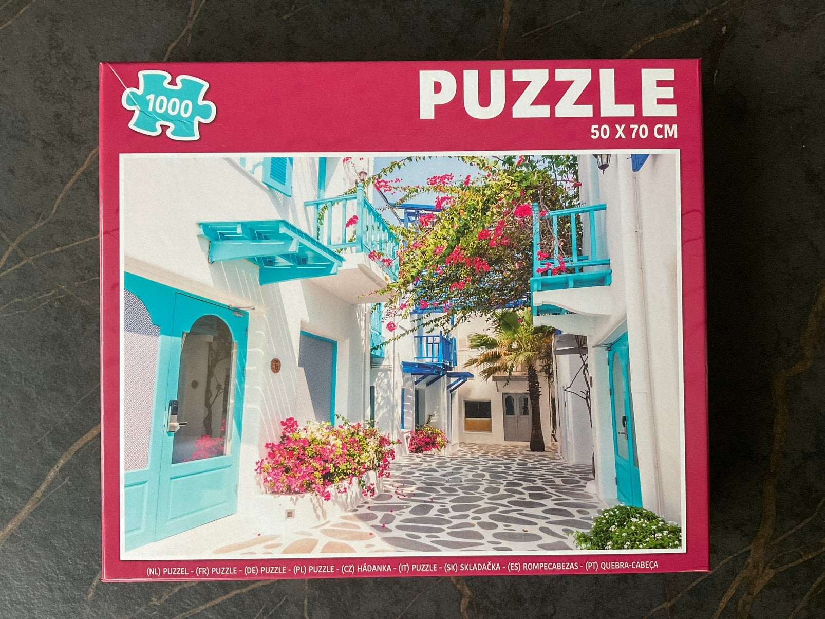 GRAFIX PUZZEL - GRIEKS STRAATJE - 900053, Ophalen, 500 t/m 1500 stukjes, Zo goed als nieuw, Legpuzzel